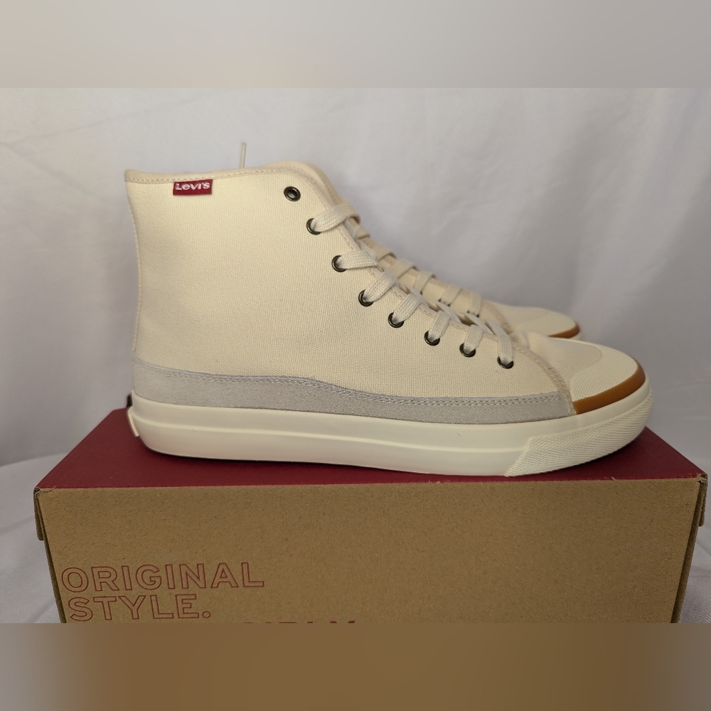 Levi's Mens Square Hightop Casual Sneakers Size 11